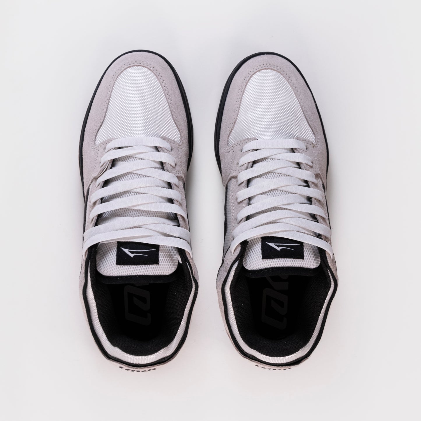 Lakai Telford Low Skate Shoes - White/Black, available at Prime Delux Store, Plymouth, Devon, UK.