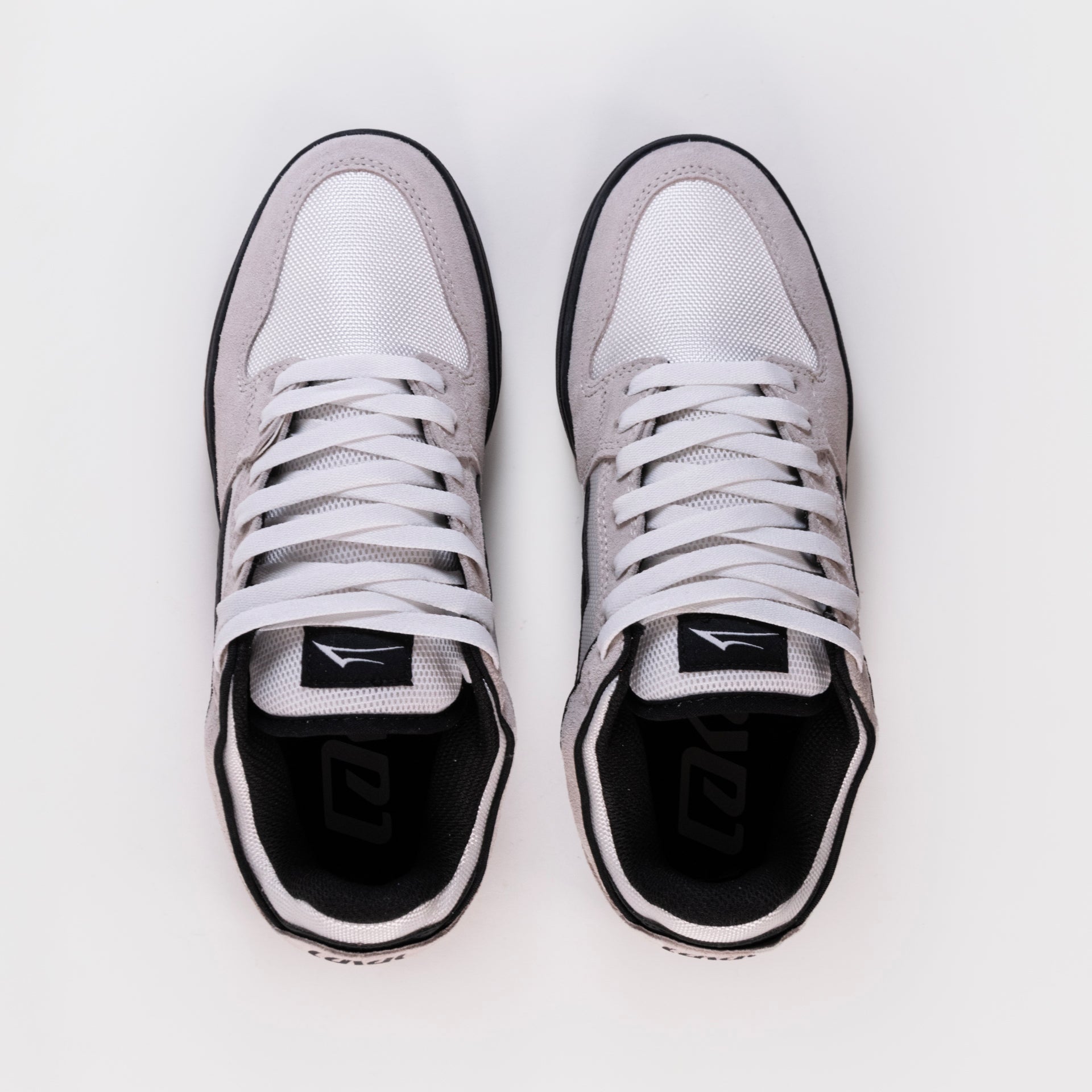 Lakai Telford Low Skate Shoes - White/Black, available at Prime Delux Store, Plymouth, Devon, UK.