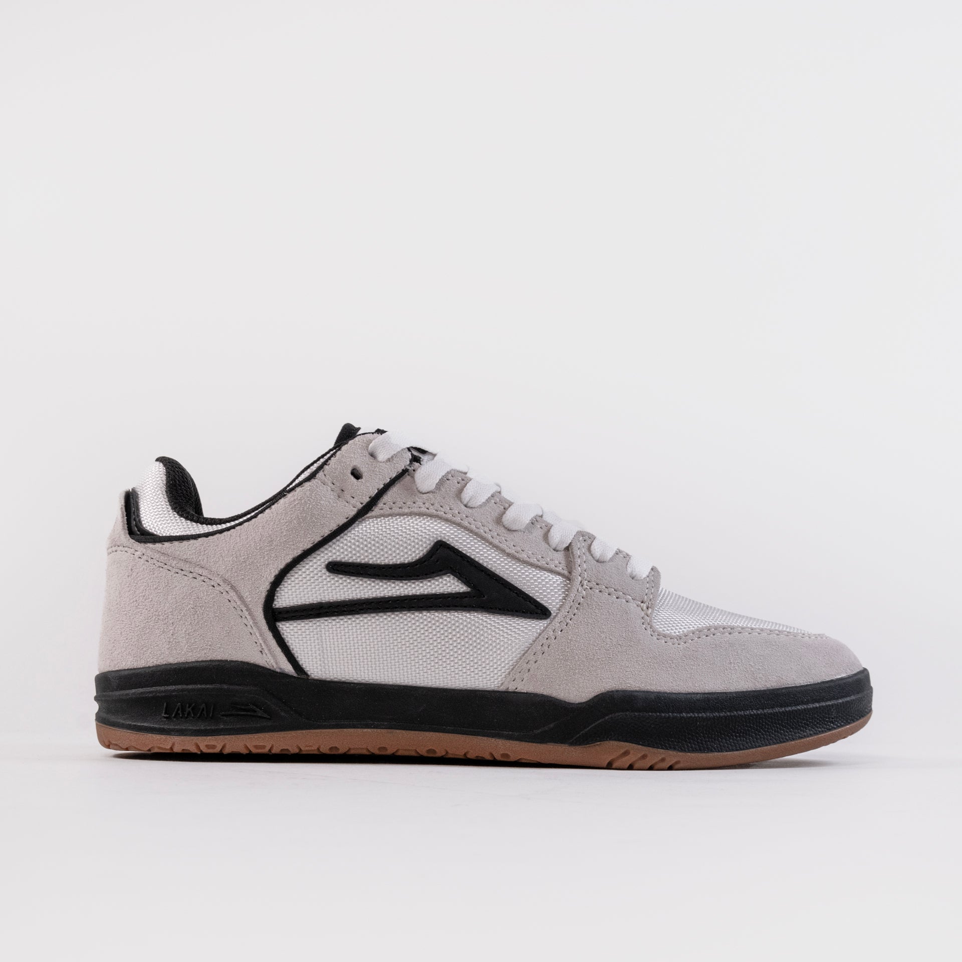 Lakai Telford Low Skate Shoes - White/Black, available at Prime Delux Store, Plymouth, Devon, UK.