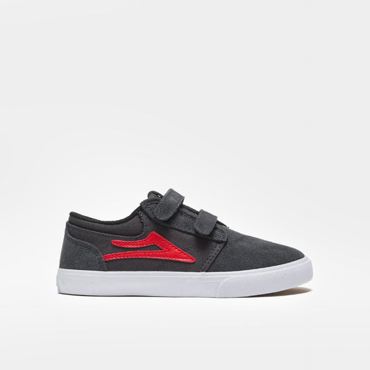 Lakai Griffin Kids Suede - Charcoal / Flame - Prime Delux Store