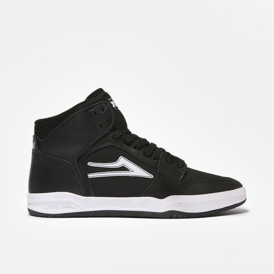 Lakai Telford High Shoe - Black Leather - Prime Delux Store