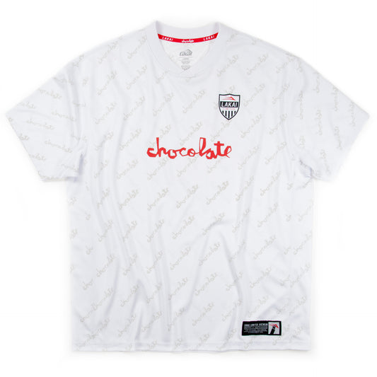 Lakai x Chocolate - Athletic Jersey T-Shirt - White