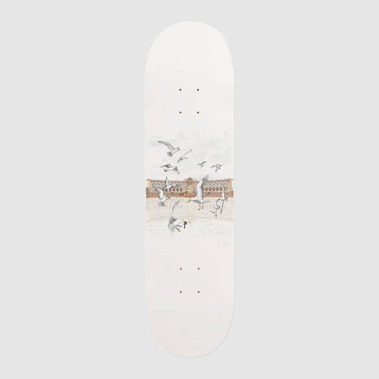 Skateboard Cafe "Lloyds" Deck - White - Prime Delux Store