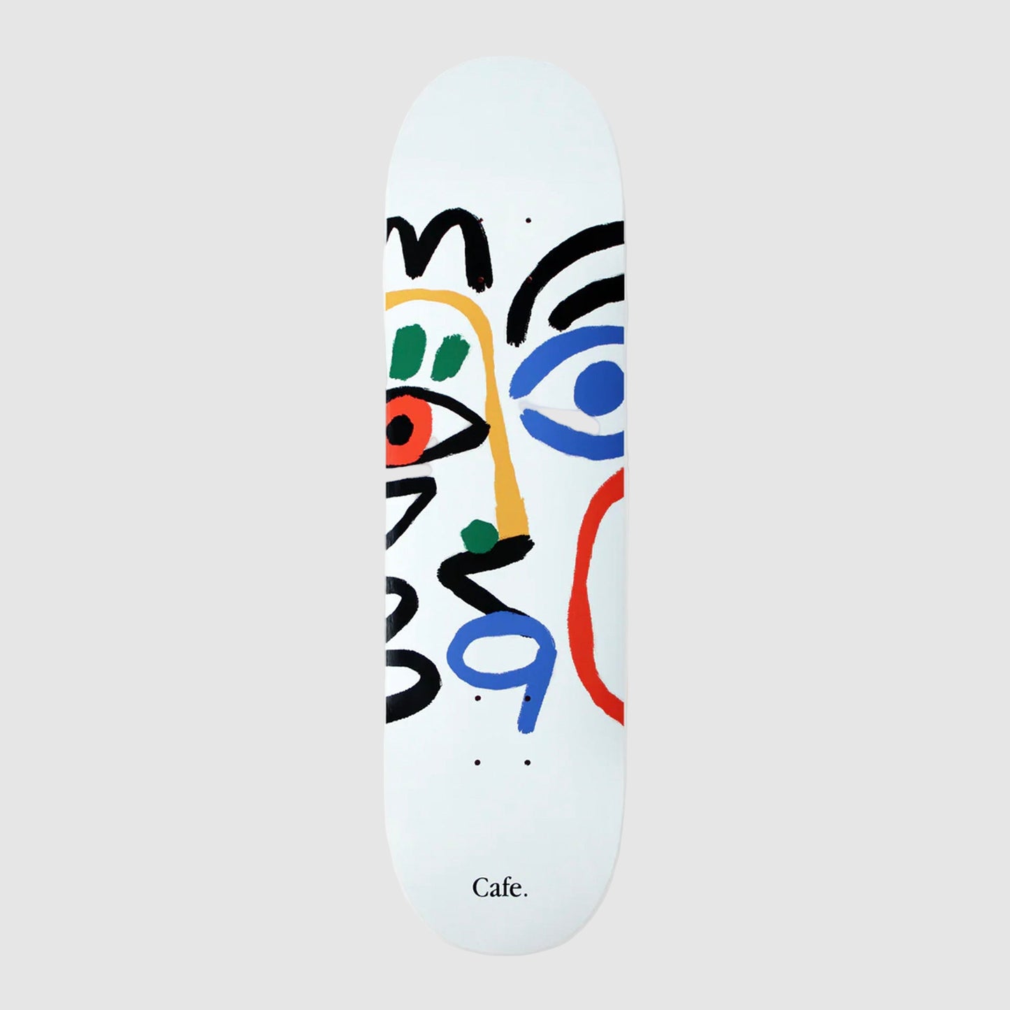 Skateboard Cafe - 8.25" - "Marcello" Deck - White - Prime Delux Store