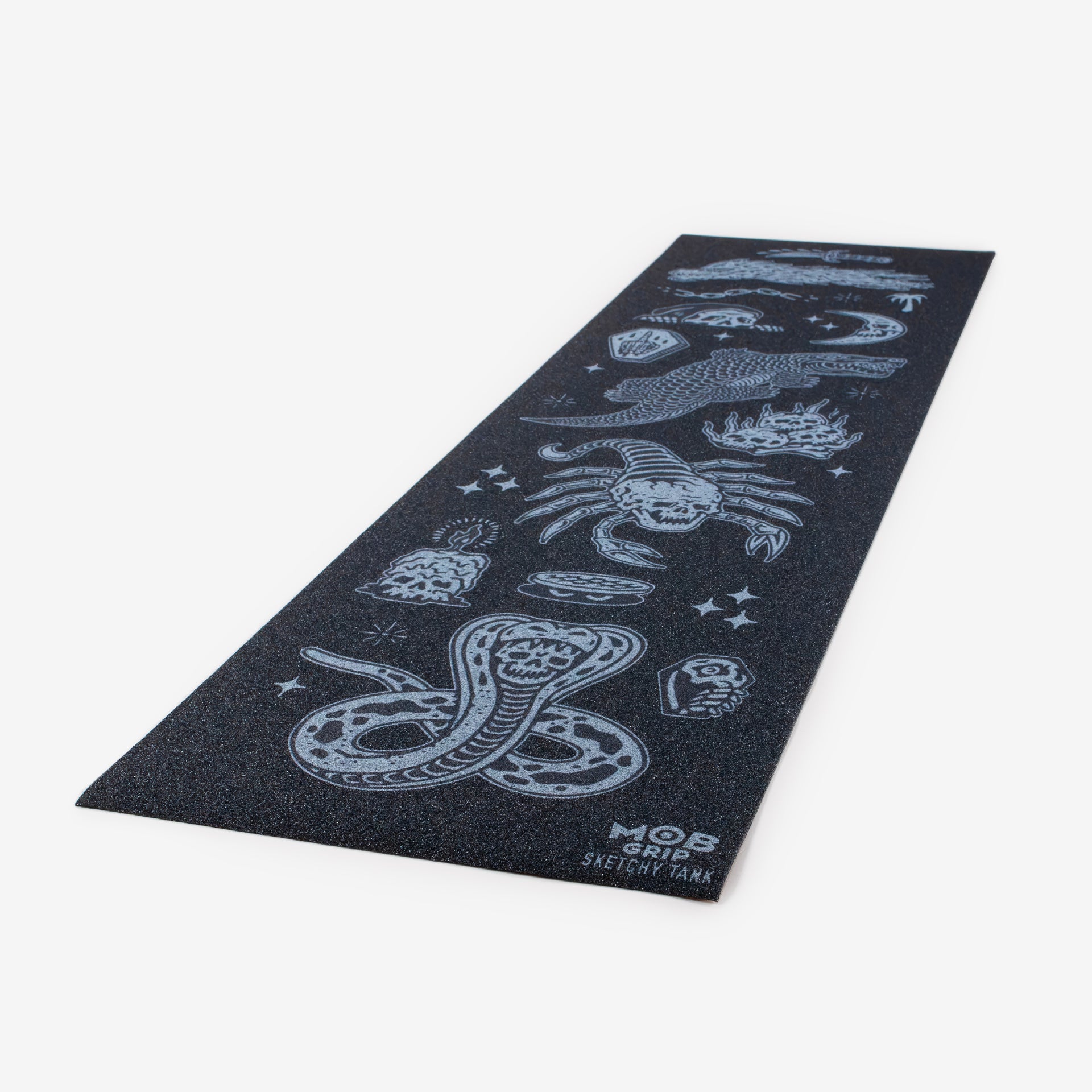 Mob 33 x 9" Trippy Tanks Scorpion Griptape Sheet - Black - Prime Delux Store