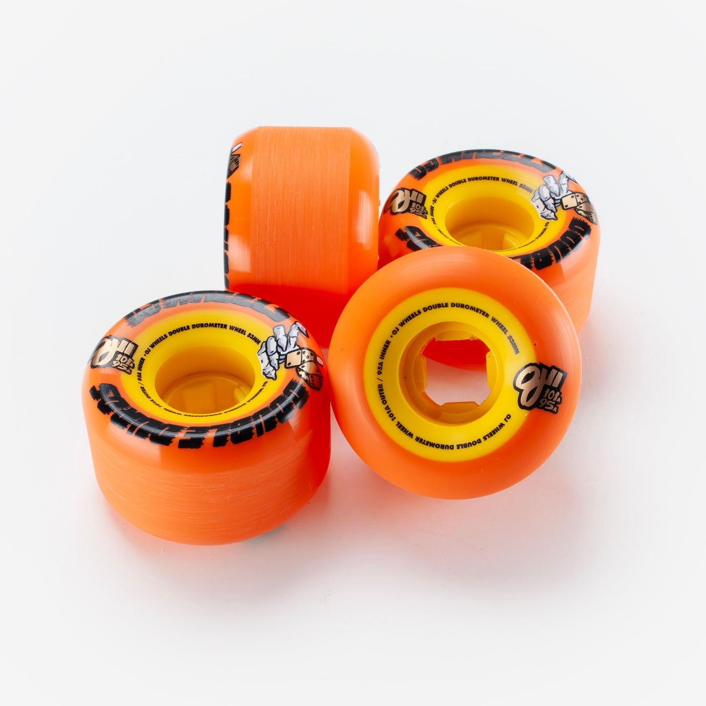 OJ - 53mm - 101/95a Double Duos - Orange/ Yellow - Prime Delux Store