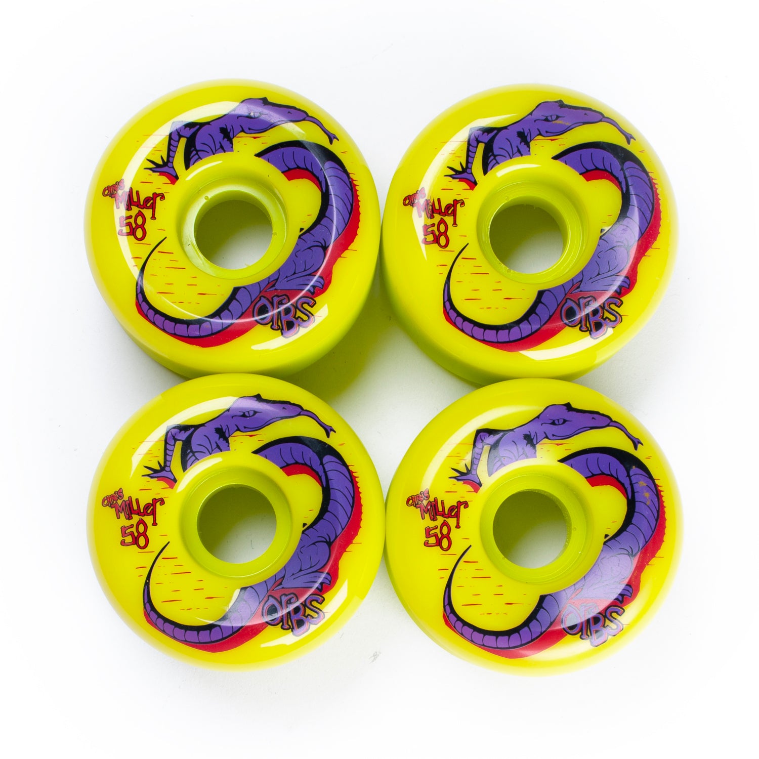 Chris Miller Specters - 58mm - Conical - Neon Yellow - Prime Delux Store