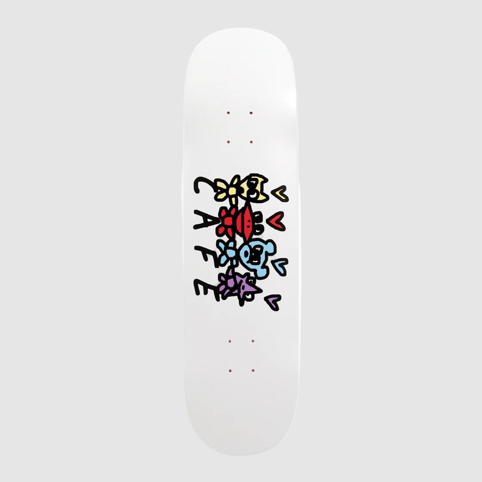 Skateboard Cafe - 8.25" - "Pals" Deck C2 Shape - White - Prime Delux Store