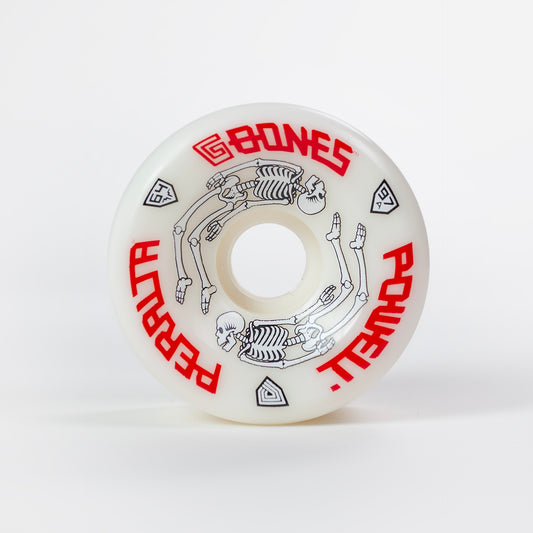 Powell Peralta - 64mm - G-Bones Wheels 97a - White - Prime Delux Store