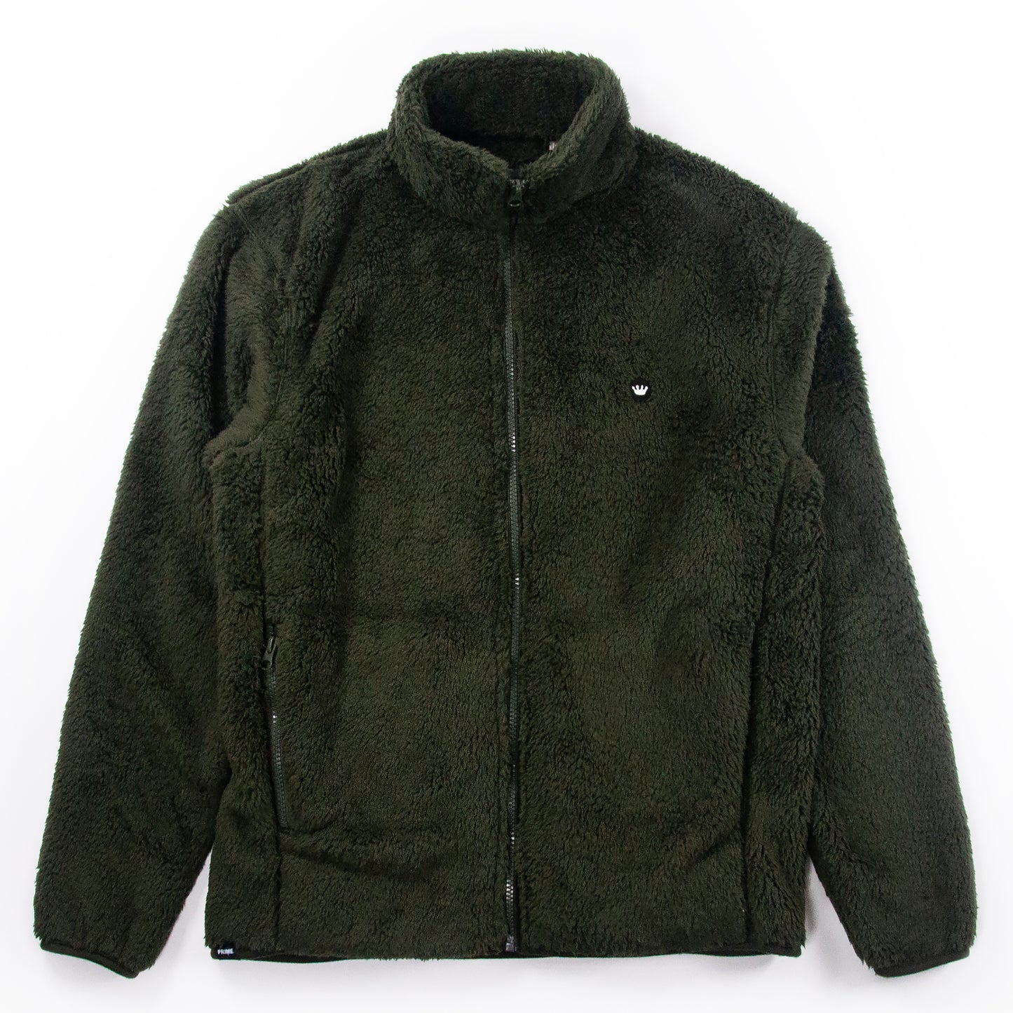 Prime Delux - Icon 2 Sherpa Full Zip Jacket - Army - Prime Delux Store