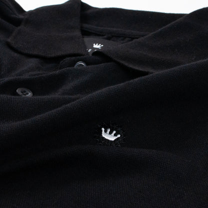 Prime Delux - Icon 2 Stretch Piqué Polo Shirt - Black - Prime Delux Store