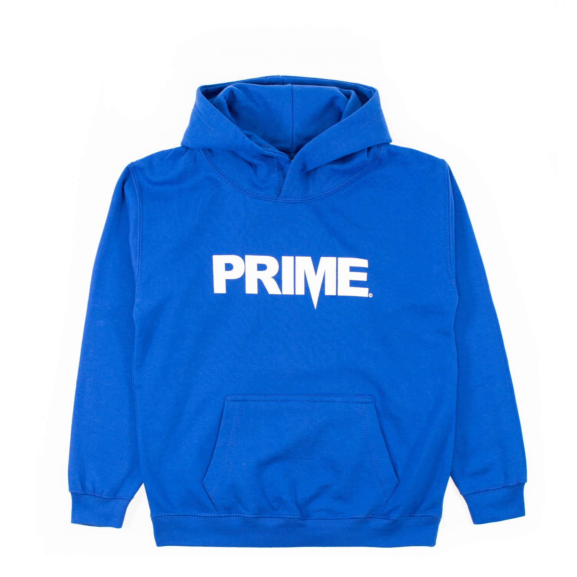 Prime Delux OG Logo Kids Hooded Sweat - Royal Blue / White - Prime Delux Store