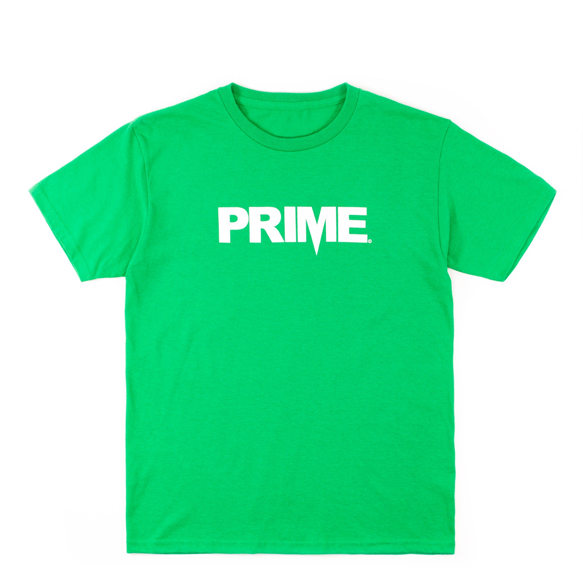 Prime Delux OG Logo Kids T Shirt - Green / White - Prime Delux Store