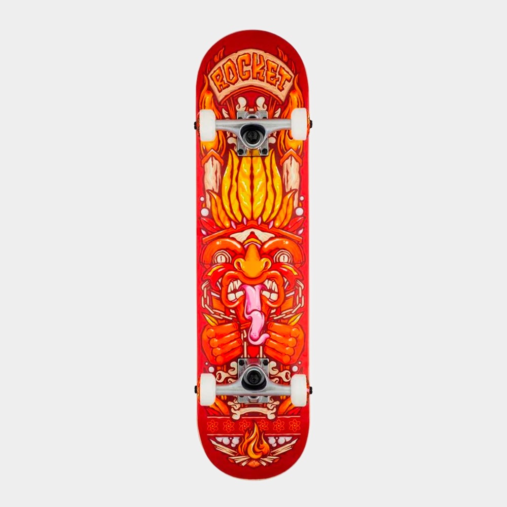 Rocket - 7.75" - Chief Pile-up Complete Skateboard - Red - Prime Delux Store