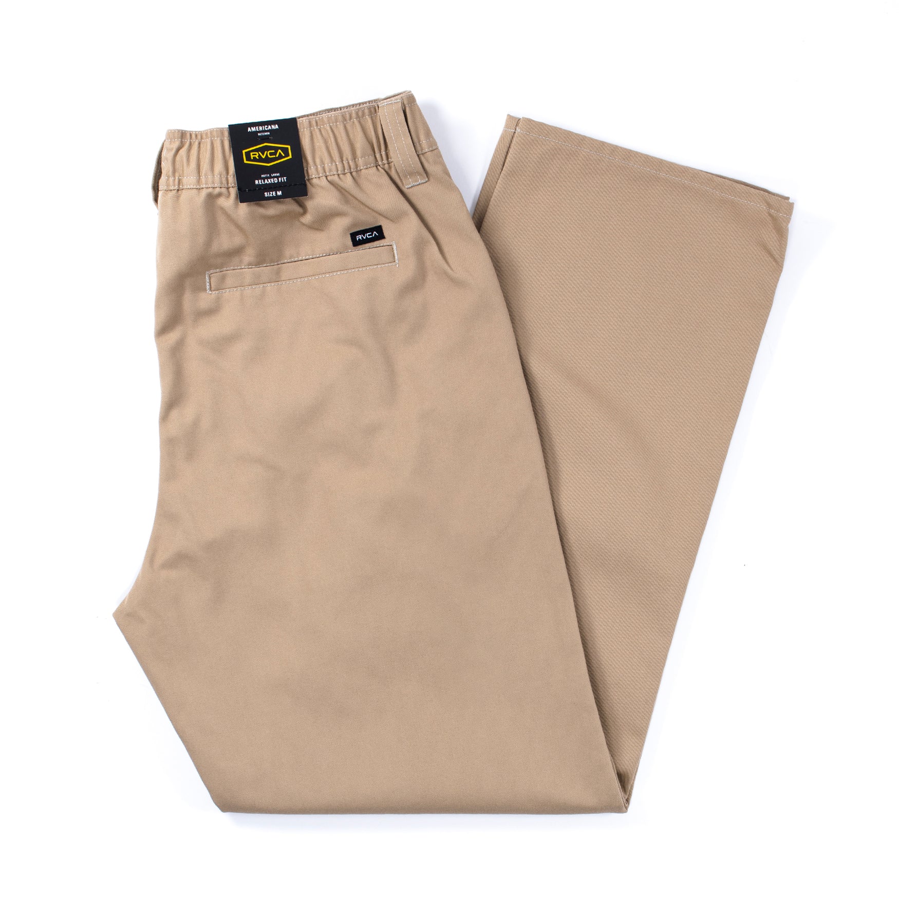 RVCA American Elastic Pant - Khaki - Prime Delux Store