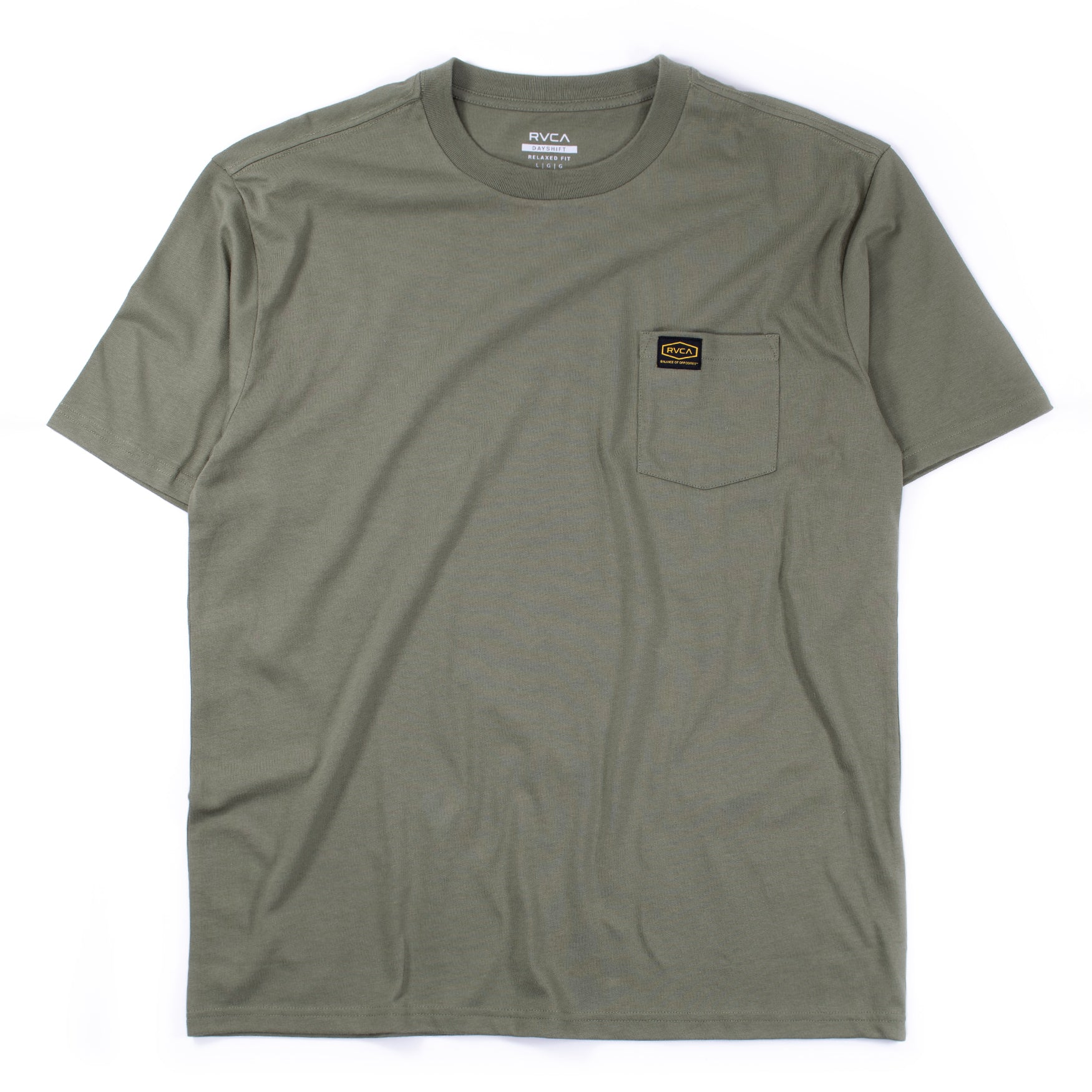 RVCA Americana Pocket SS T-Shirt - Agave - Prime Delux Store