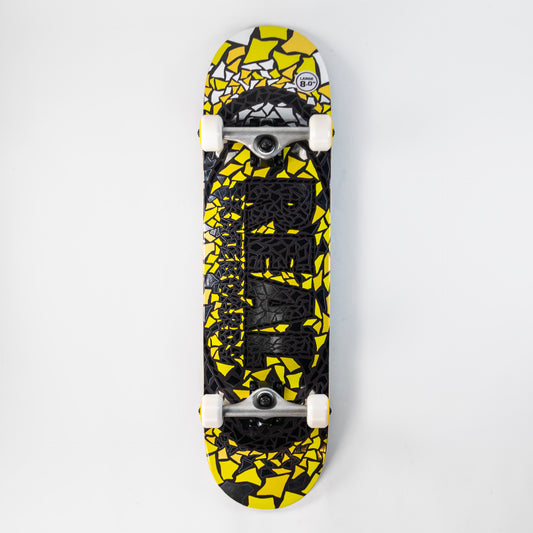 Real - 8" - Mosaic Series Complete Skateboard - Yellow - Prime Delux Store