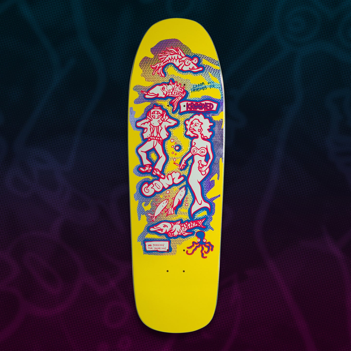 Krooked - 9.85" - V2 (Rare) Gonz Colour Friend SSD24 - Assorted - Prime Delux Store