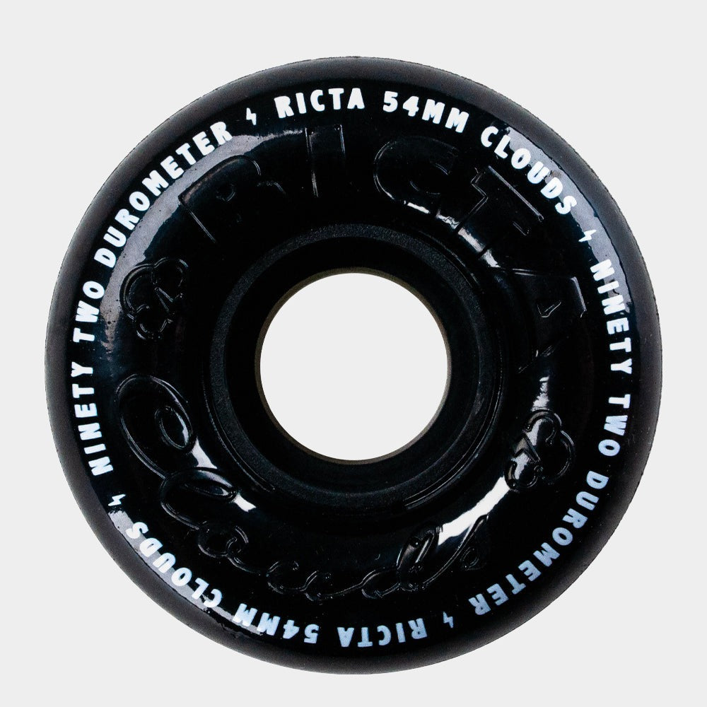 Ricta - 54mm - Clouds 92A Wheels - Black/ Black - Prime Delux Store