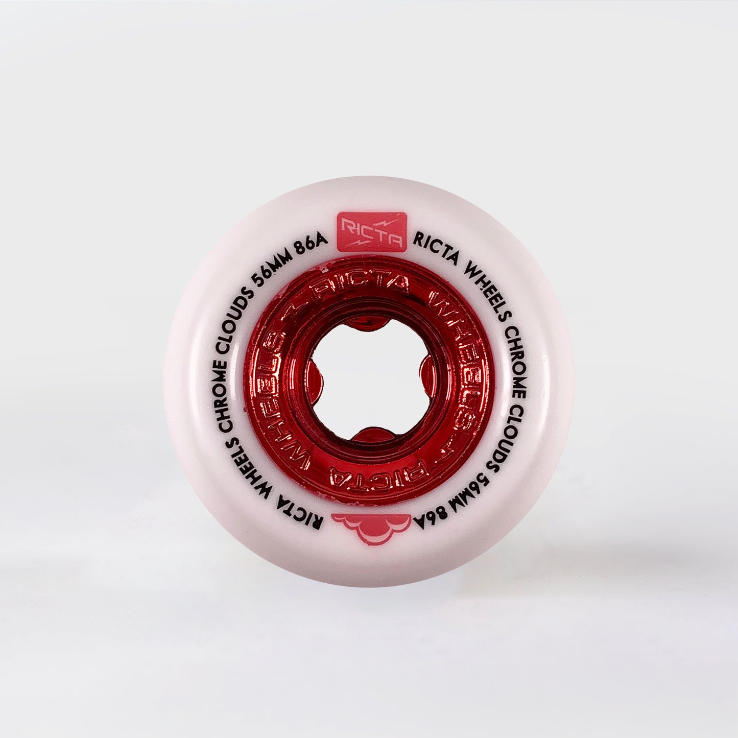 Ricta Wheels - 54mm - Chrome Clouds 86a - Red - Prime Delux Store