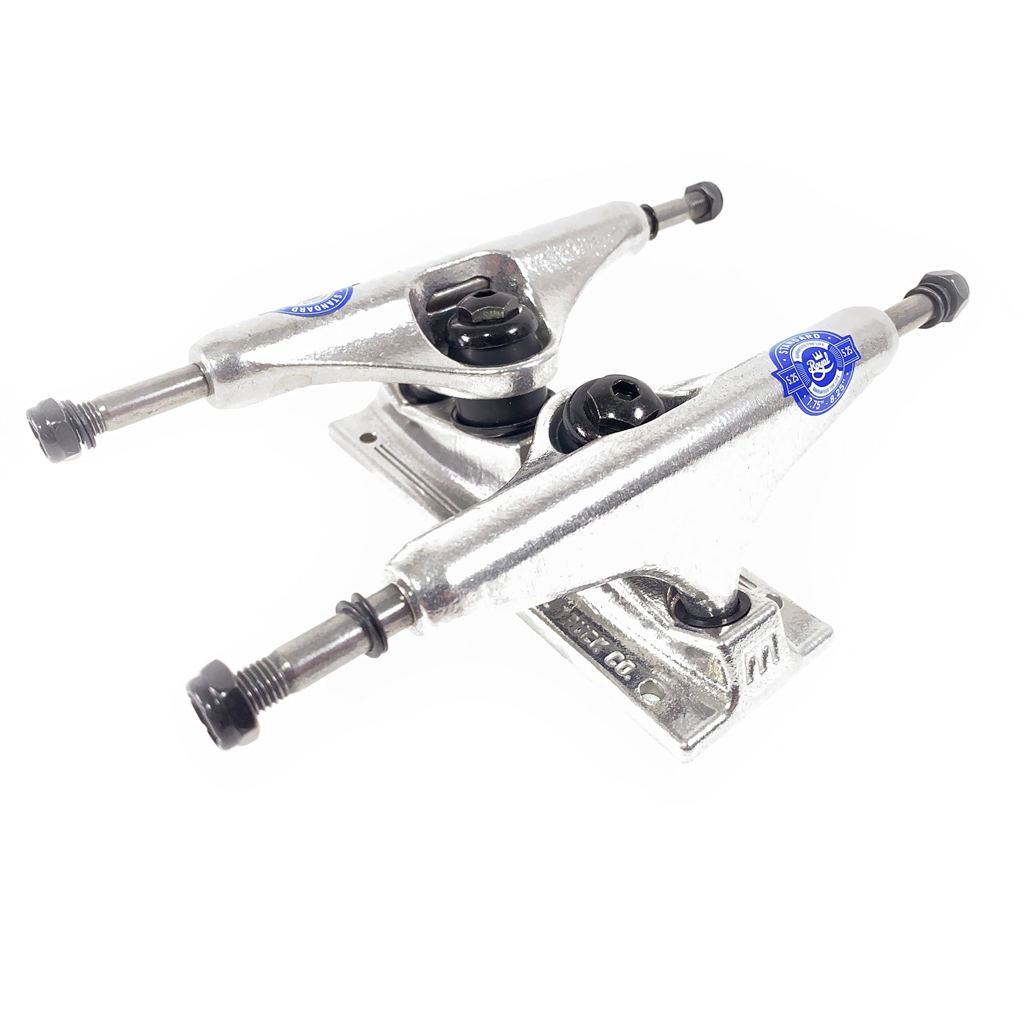 Royal Skateboard Truck with Inverted Kingpin 149 (8.5") - Raw Silver (Sold as a pair) - Prime Delux Store