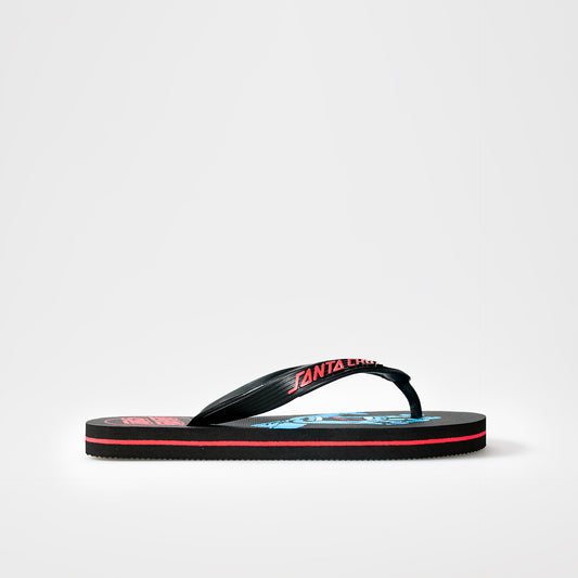 Santa Cruz Youth Screaming Hand Flip Flop  - Black - Prime Delux Store