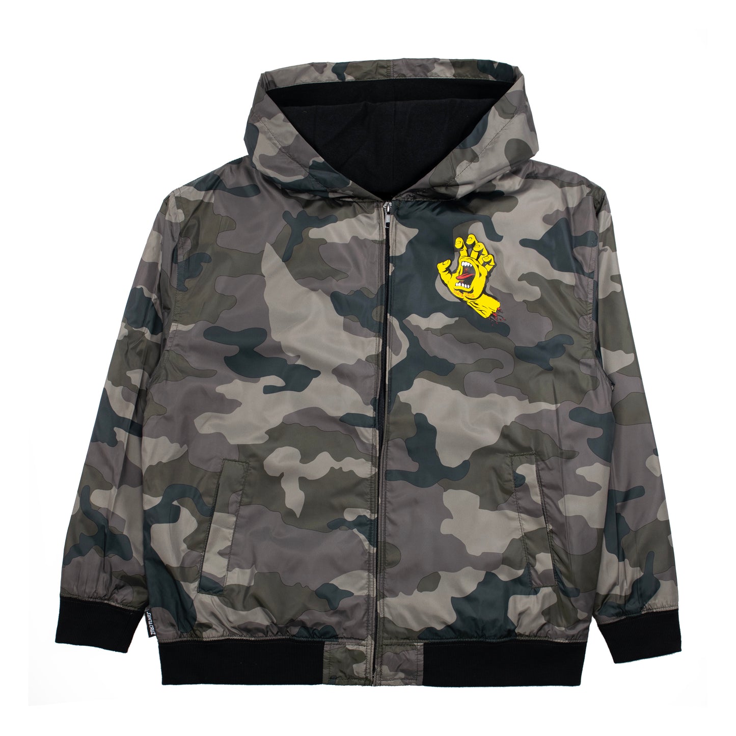 Santa Cruz Youth Screaming Hand Jacket - Camo - Prime Delux Store