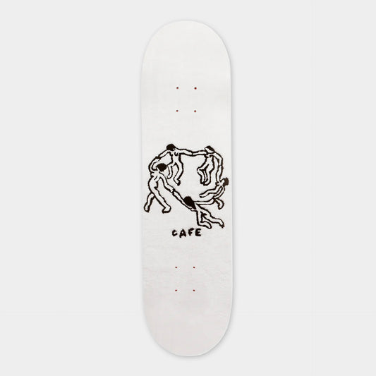 Skateboard Cafe - 8.25" - Dance Circle Deck - White - Prime Delux Store