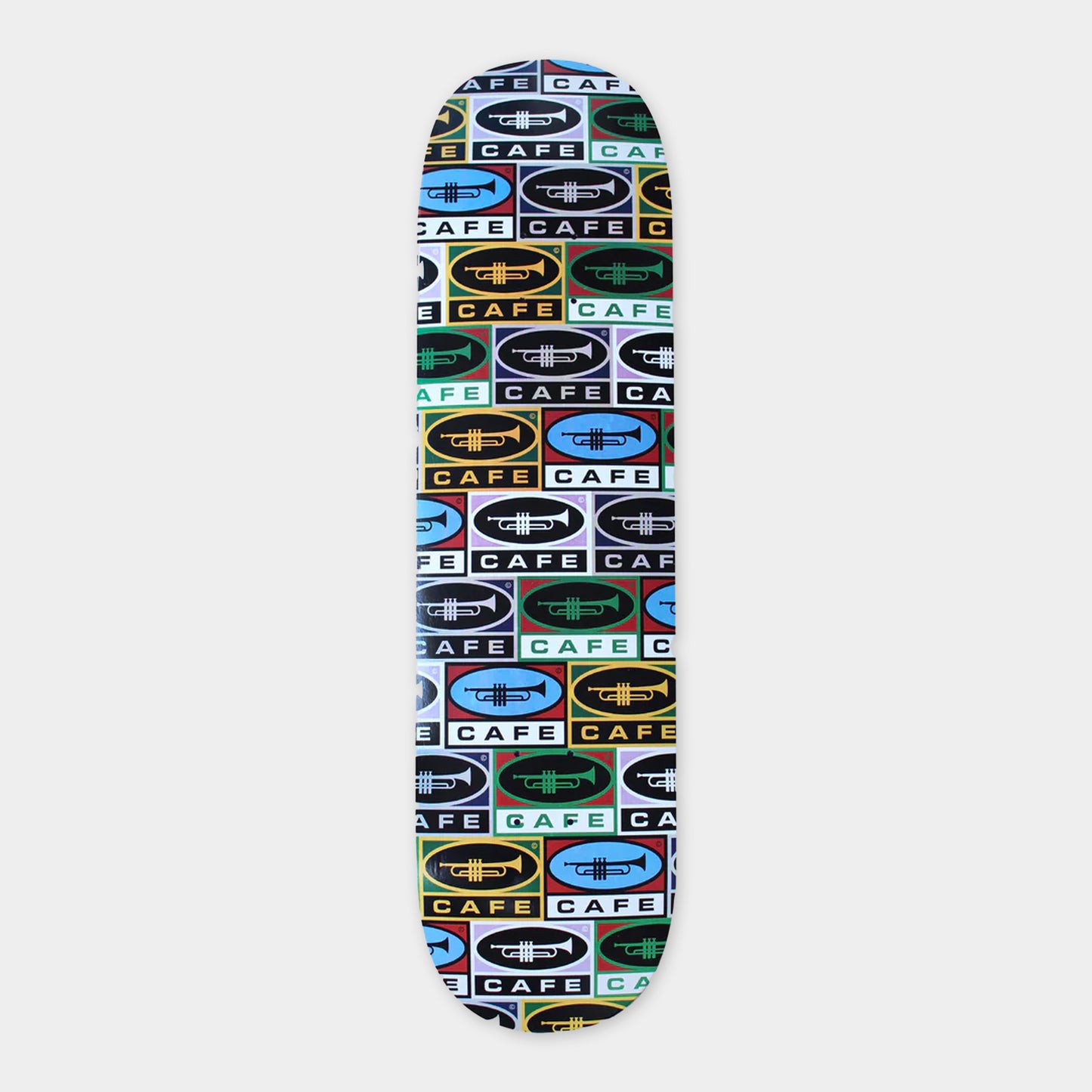 Skateboard Cafe - 8.25" - Trumpet Collage Deck - Multi - Prime Delux Store
