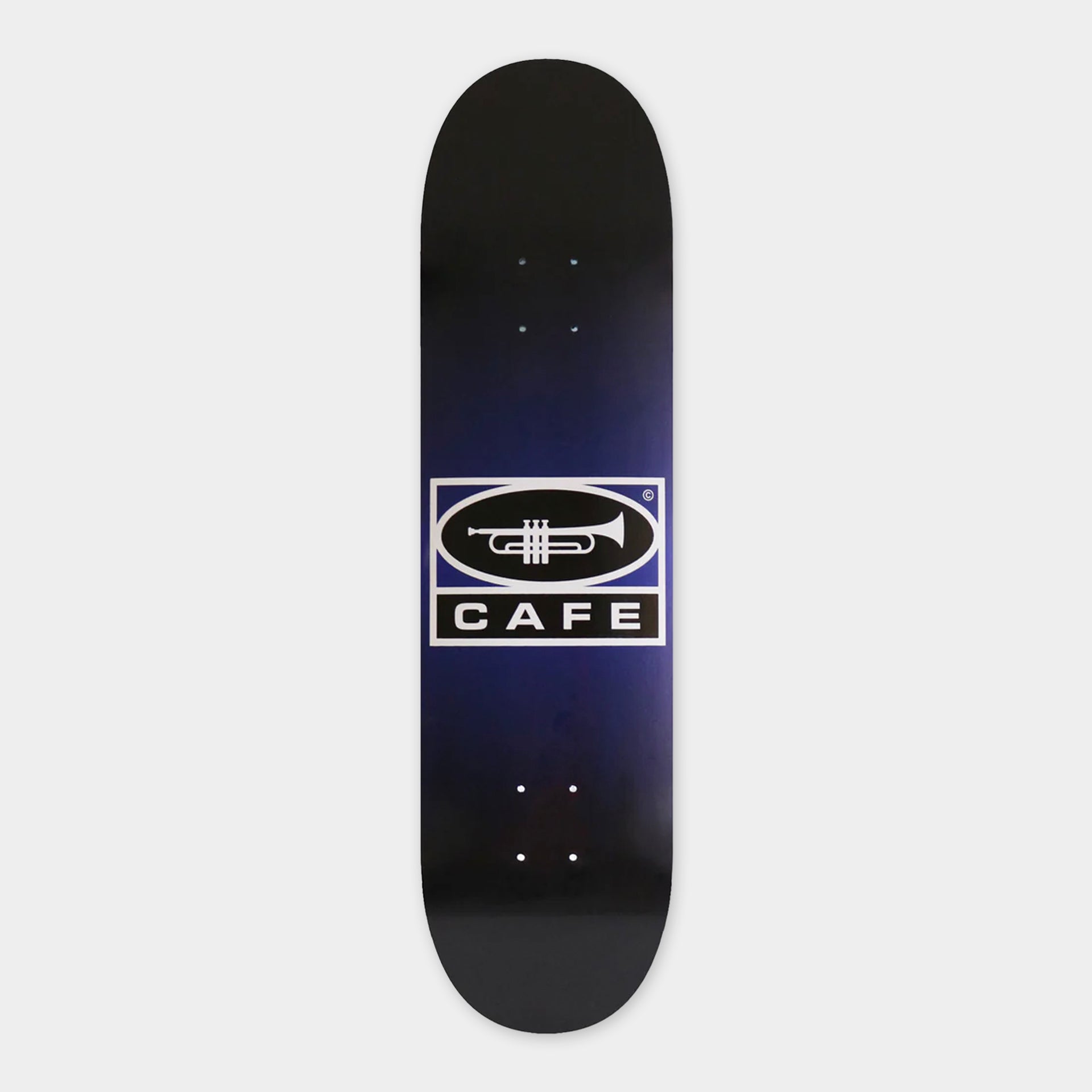 Skateboard Cafe - 8.6" - Trumpet Logo Deck - Navy/Fade - Prime Delux Store
