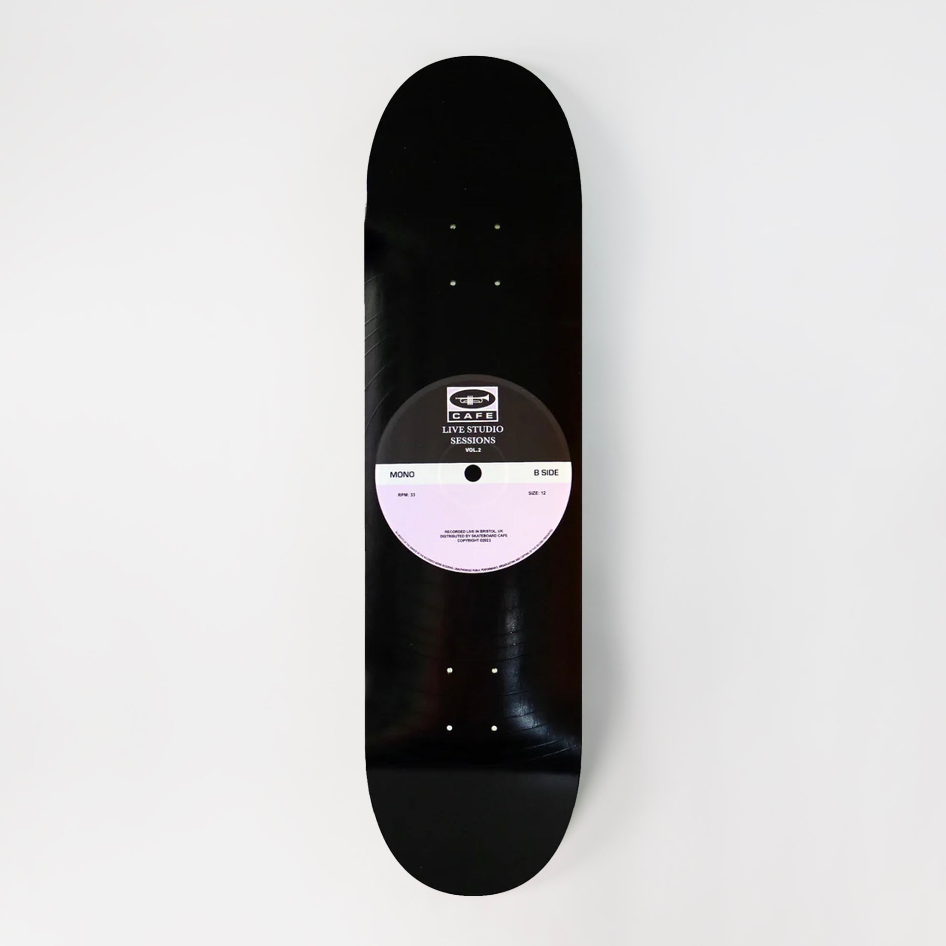 Skateboard Cafe 45 Deck - Black/ Lavender - Prime Delux Store