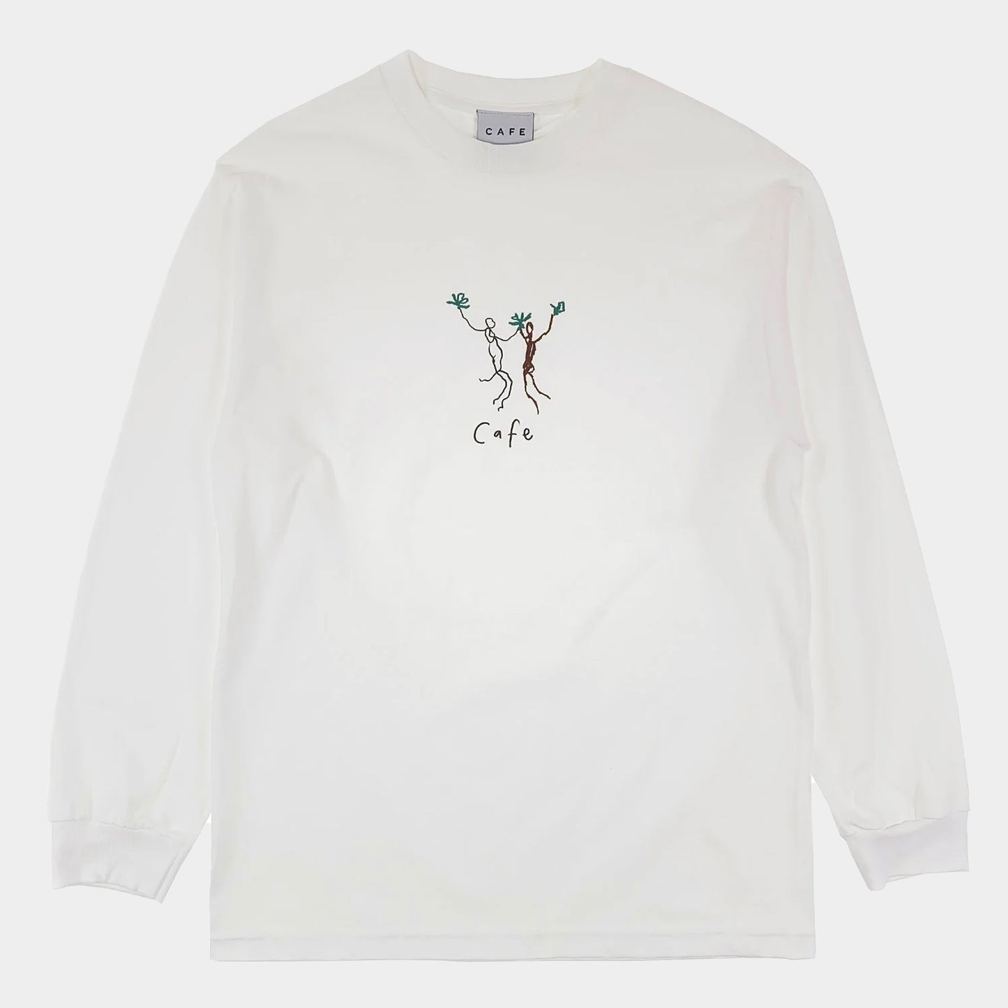 Skateboard Cafe - Unity Long Sleeve T Shirt - White - Prime Delux Store