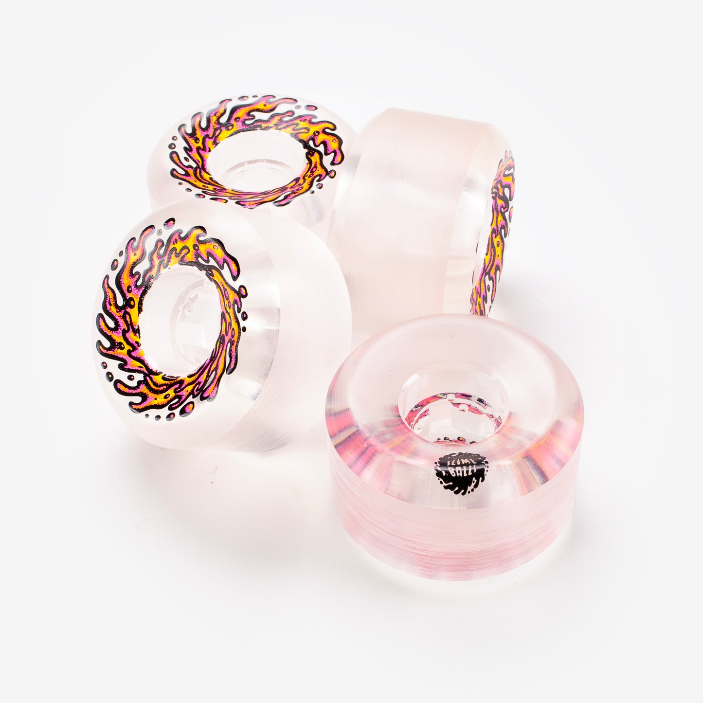 Slime Balls - 54mm - 99a Mirror Vomits Wheels - Clear - Prime Delux Store