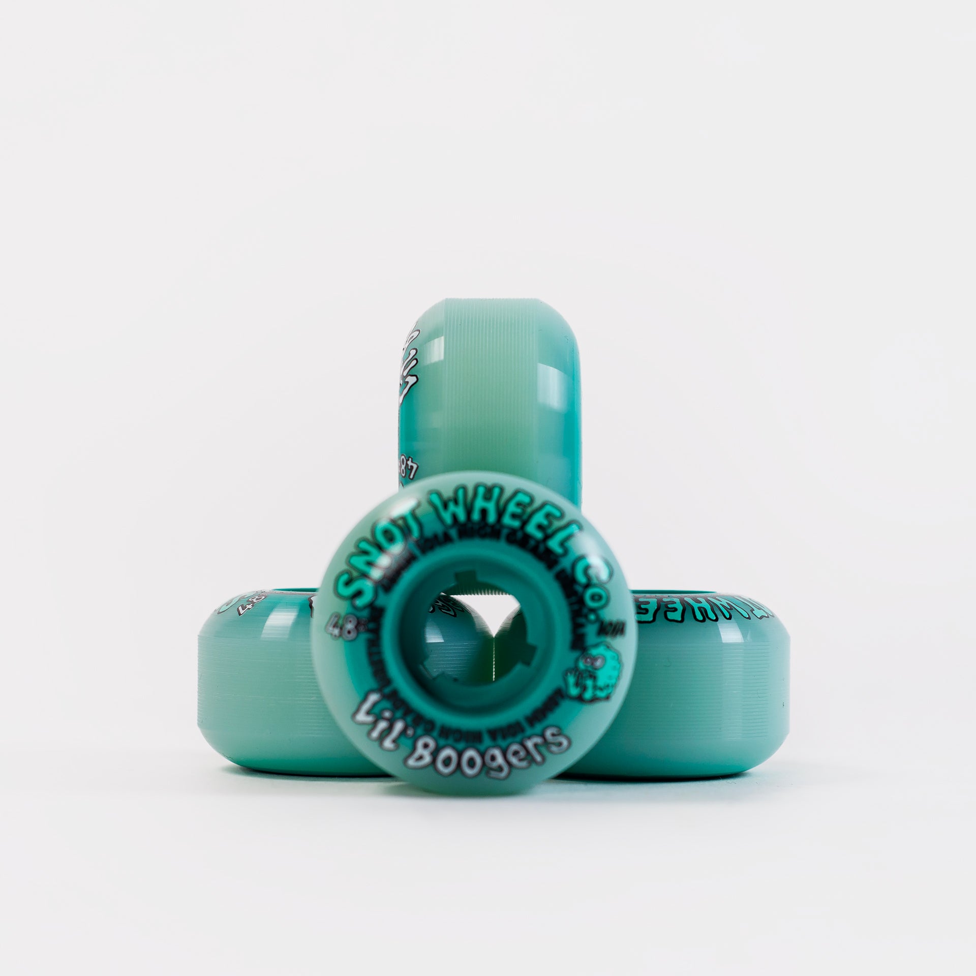Snot - 48mm - 101a Lil Boogers Wheels - Teal - Prime Delux Store