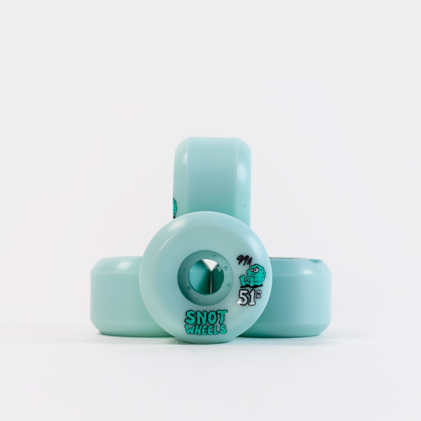 Snot - 51mm - 99a Lil Team Conical Shape Wheels - Teal - Prime Delux Store