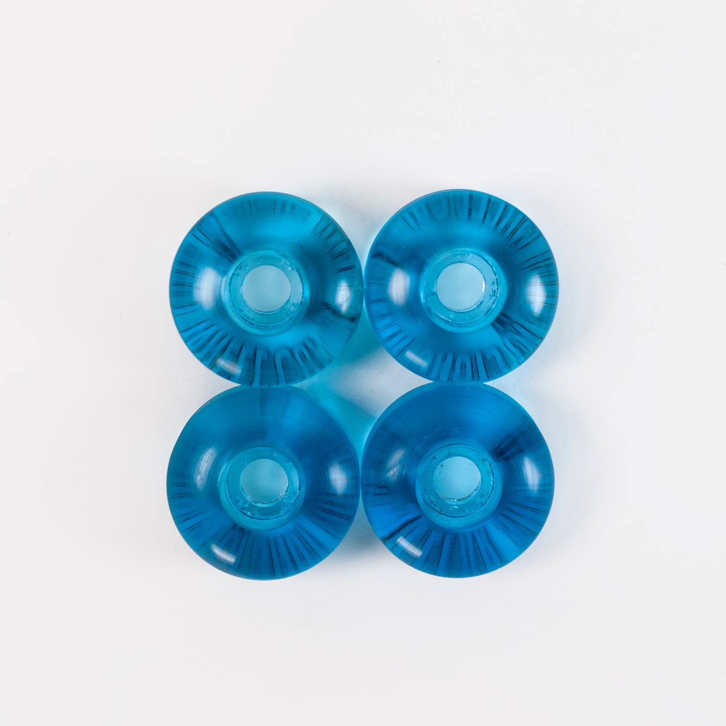 Snot - 55mm - 101a Clear Snots Original Shape Wheels - Clear Blue - Prime Delux Store
