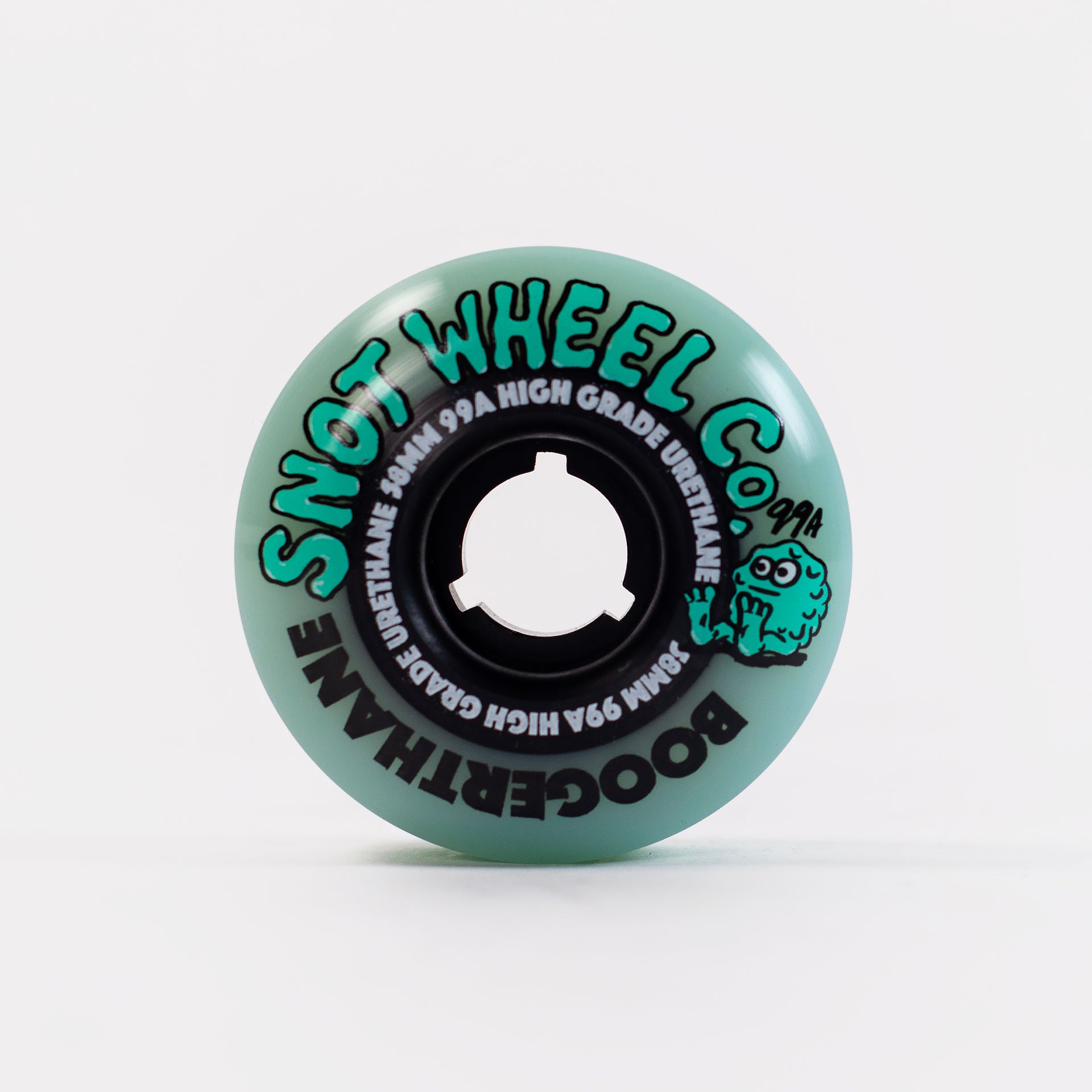 Snot - 58mm - 99a Boogerthane Wheels - Teal/ Black - Prime Delux Store