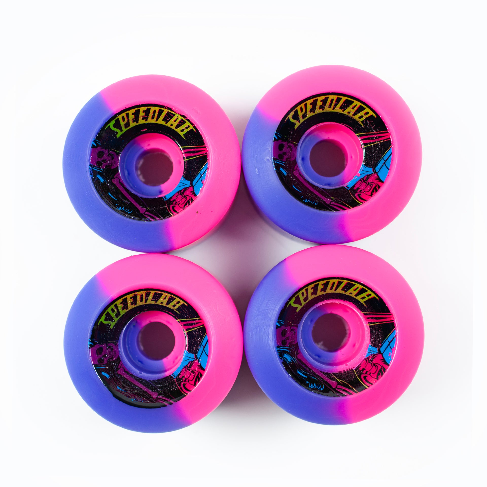 Speedlab - 60mm 90a Cruiser Special Edition Wheels - Pink/ Purple - Prime Delux Store