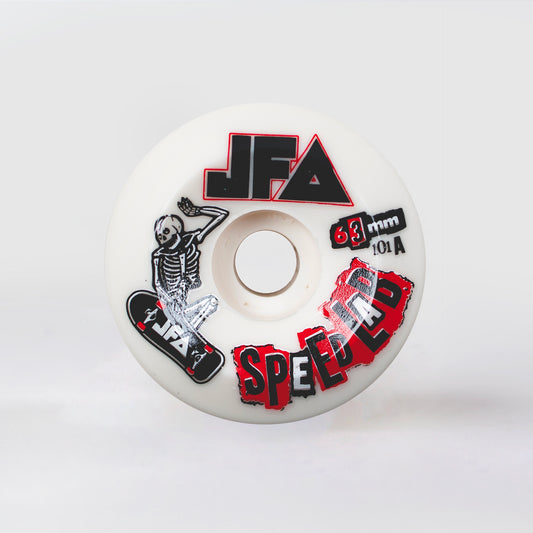Speedlab - 63mm 101a JFA Wheels - White - Prime Delux Store