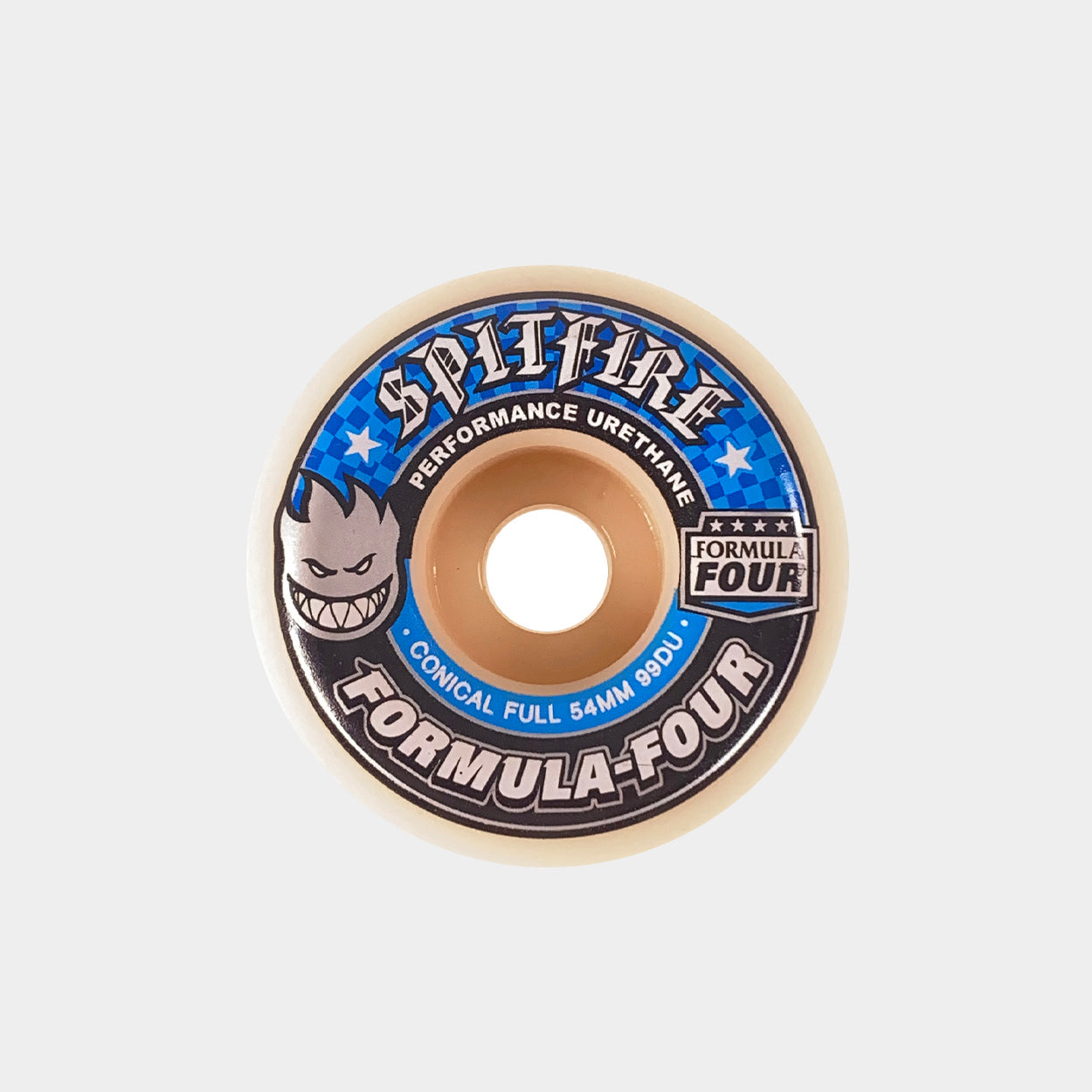 Spitfire - 54mm - 99DU Formula Four Wheels Conical Full - Natural - Prime Delux Store