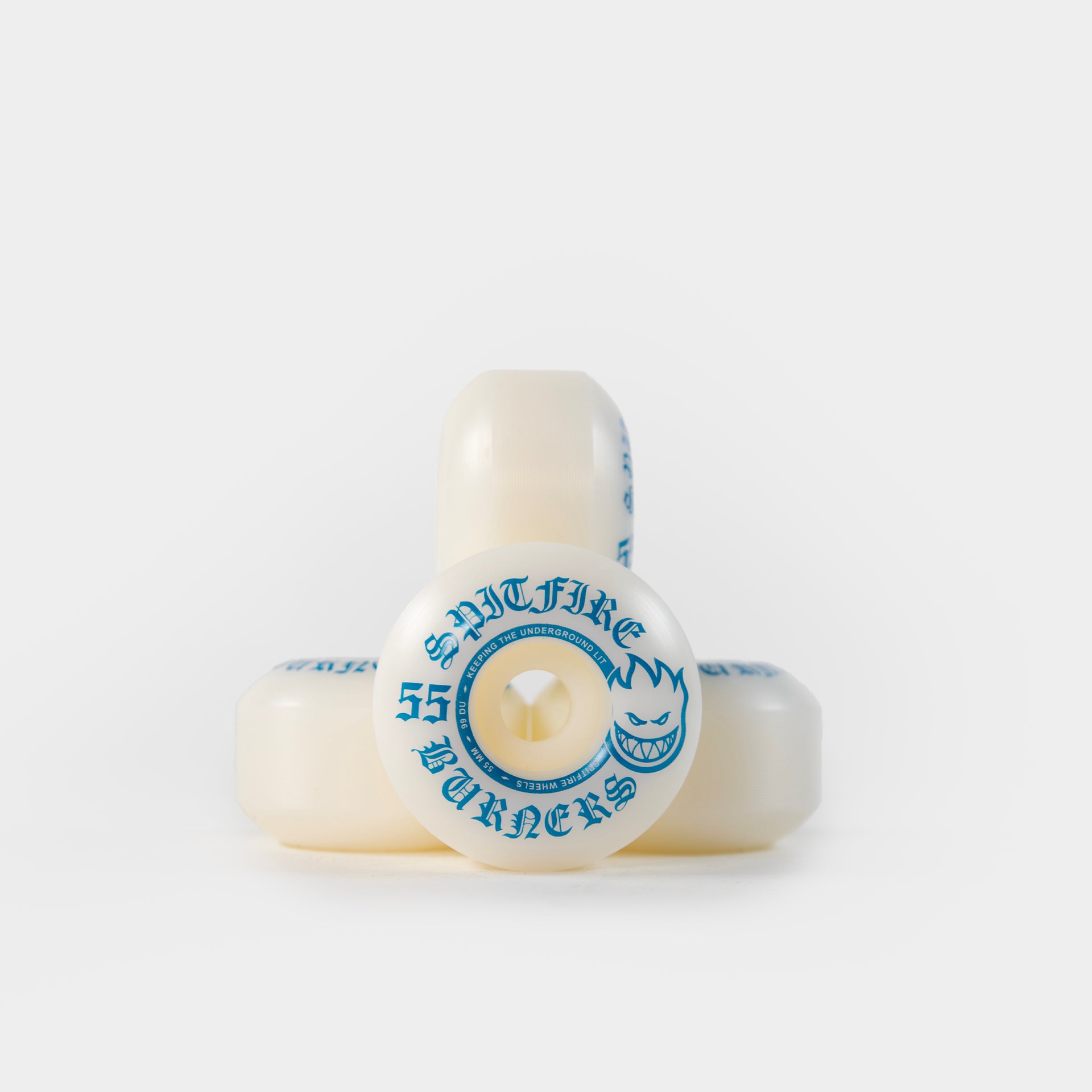 Spitfire - 55mm - 99a Burners Wheels - White - Prime Delux Store