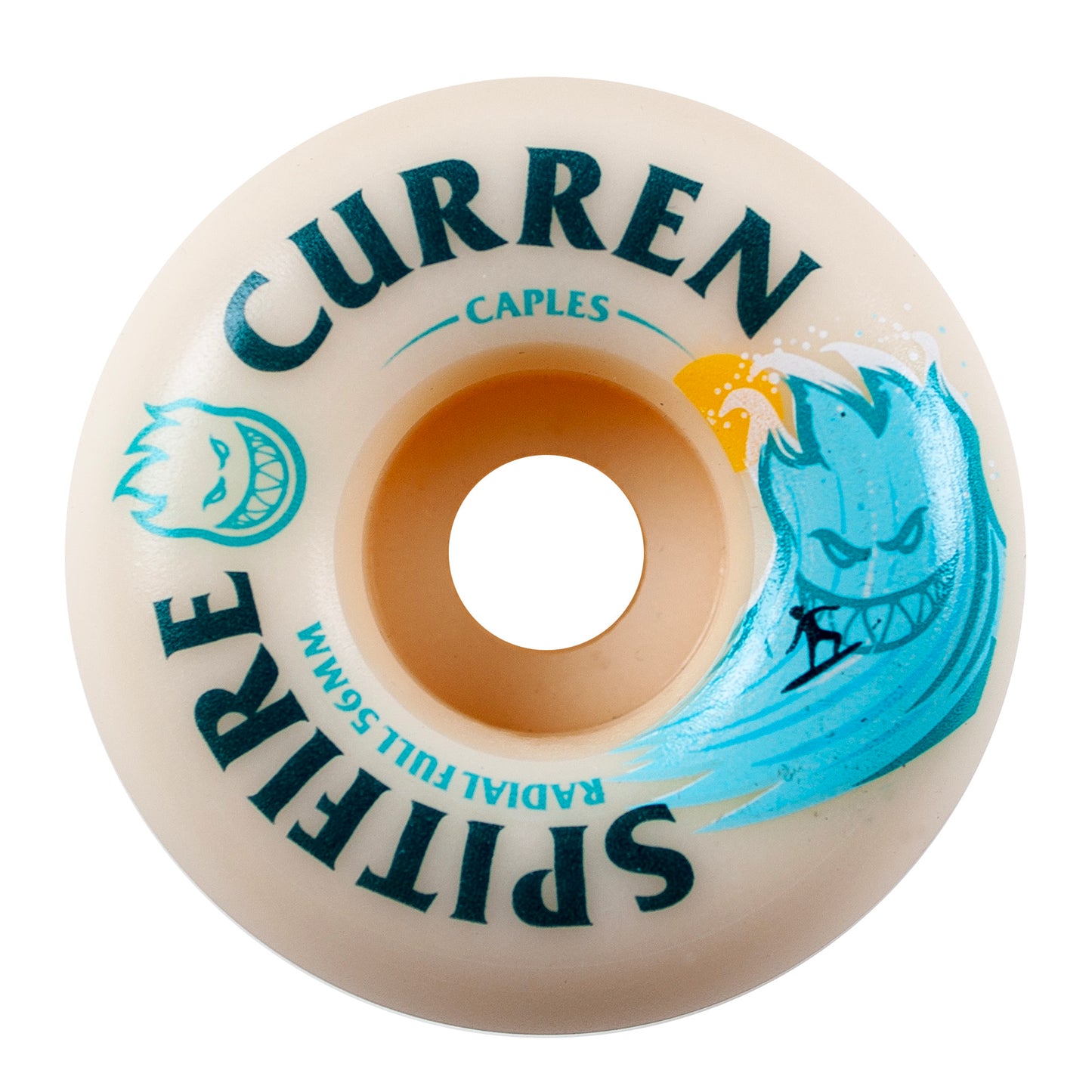 Spitfire - 56mm - 99a Curren Caples Burn Squad Formula Four Radial Full Wheels - Natural - Prime Delux Store