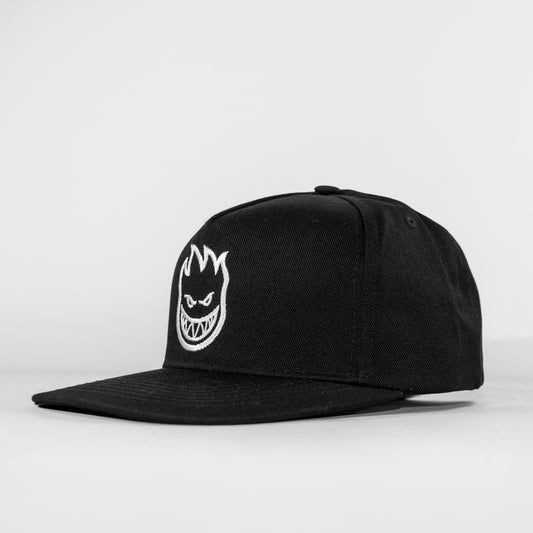 Spitfire Bighead Cap - Black/White, available at Prime Delux Store, Plymouth, Devon, UK.