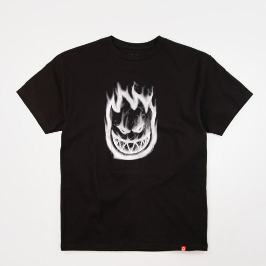 Spitfire Bighead Smoke T-Shirt - Black, available at Prime Delux Store, Plymouth, Devon, UK.