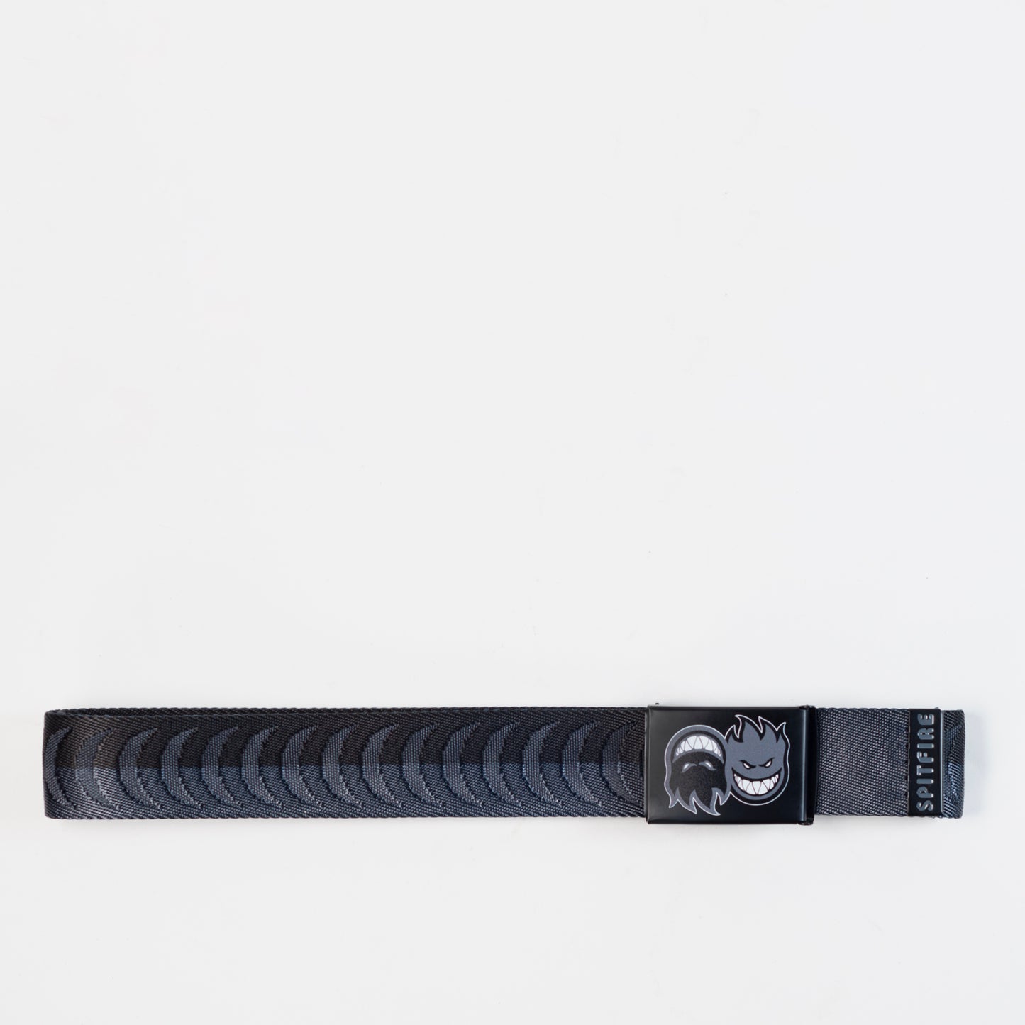 Spitfire Eternal Crescent Jacquard Web Belt - Charcoal/Black - Prime Delux Store
