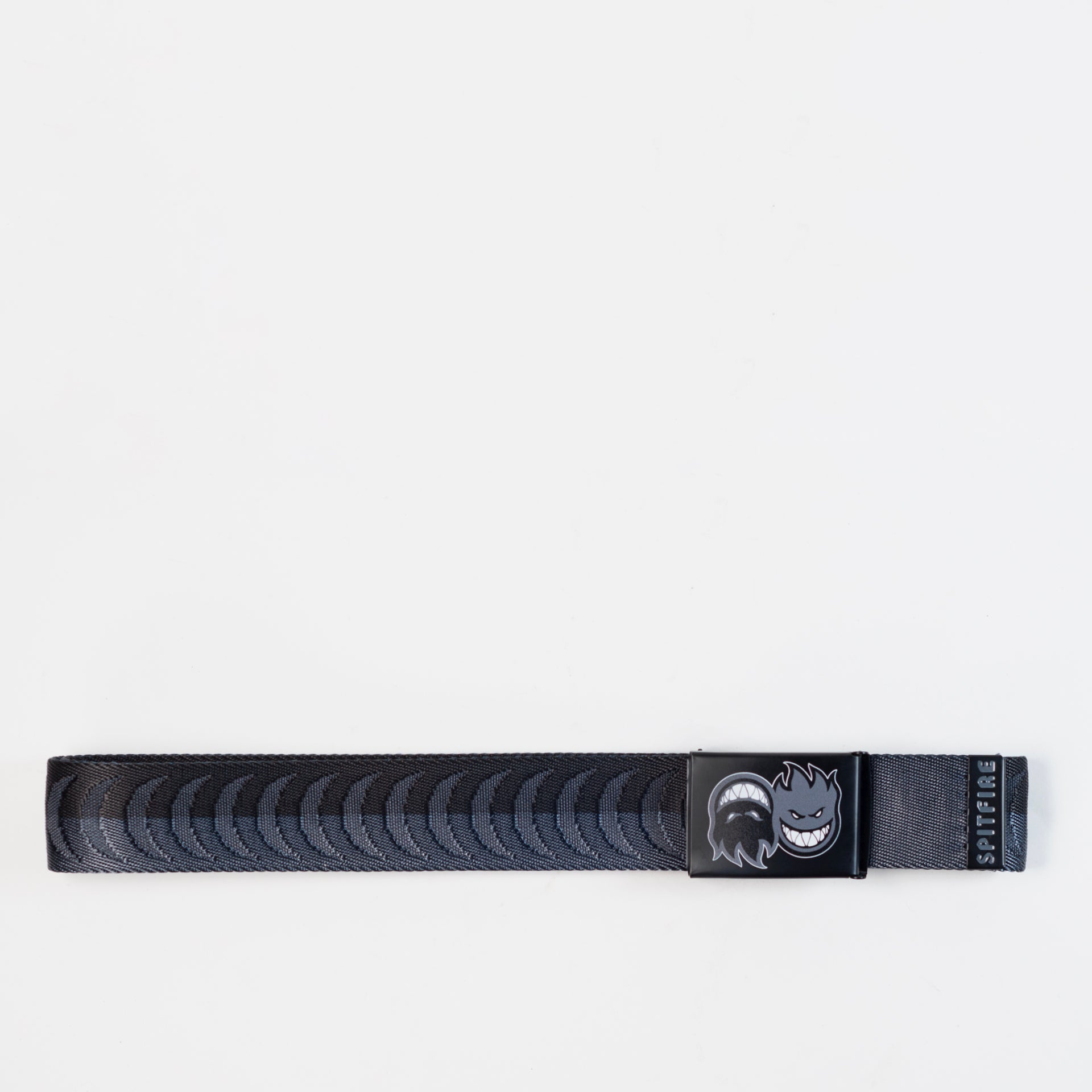 Spitfire Eternal Crescent Jacquard Web Belt - Charcoal/Black - Prime Delux Store