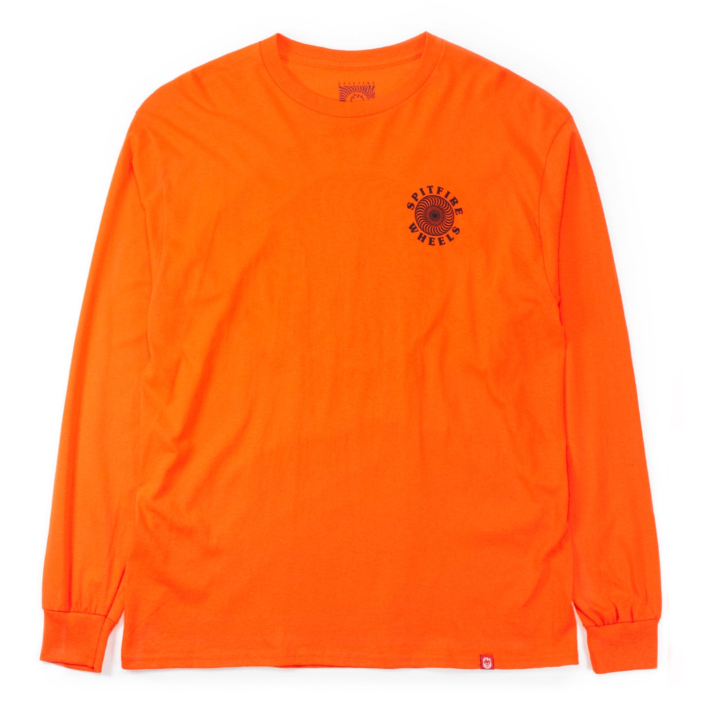 Spitfire OG Classic Fill Long Sleeve T shirt - Orange/ Black/ White - Prime Delux Store