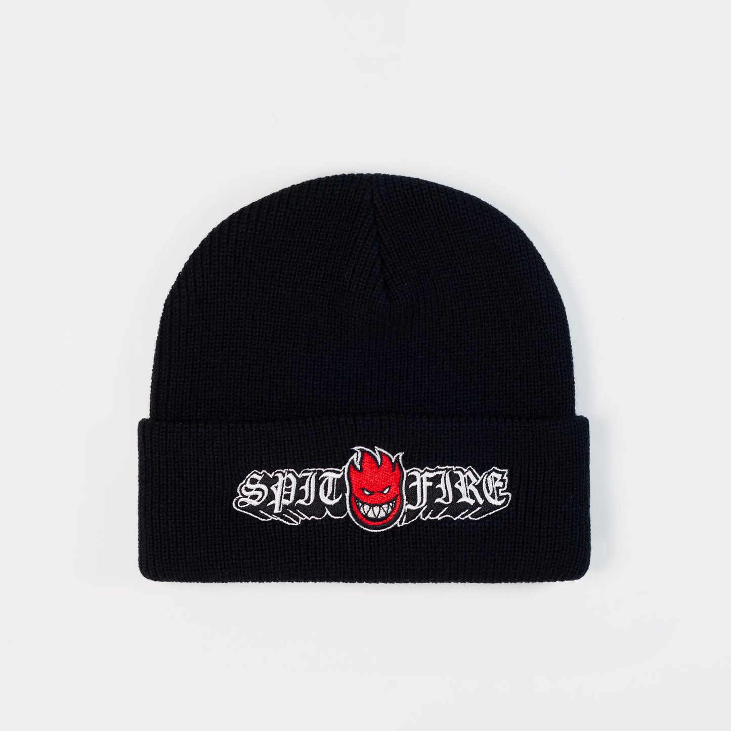 Spitfire Old E Drop Bighead Cuff Beanie - Black - Prime Delux Store