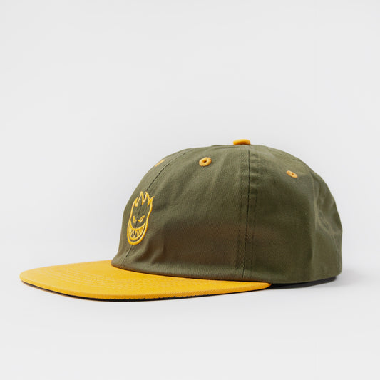 Spitfire Strapback Lil Bighead Cap - Olive/Gold - Prime Delux Store