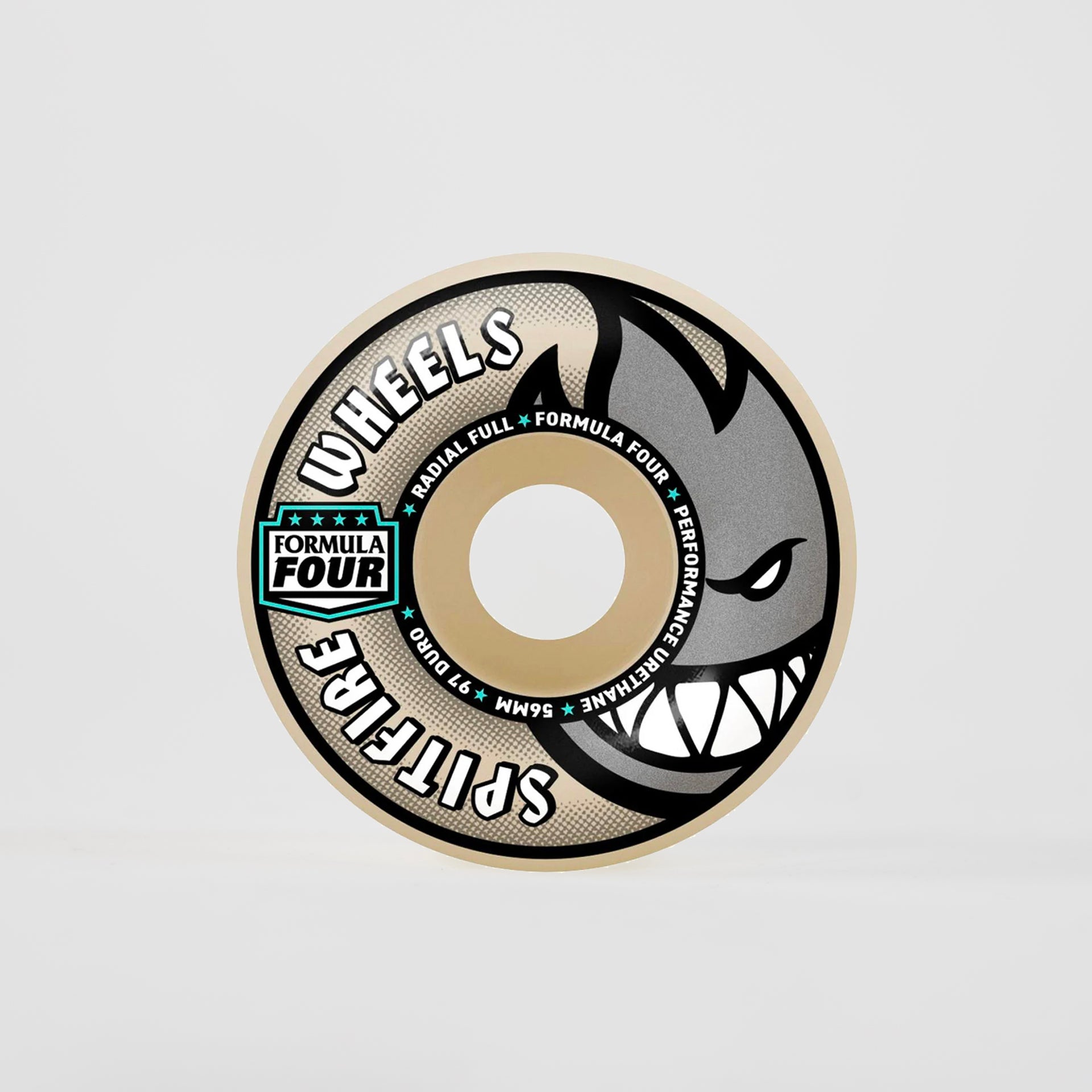 Spitfire - 56mm - 97a Formula Four Wheels Radial Full - White - Prime Delux Store